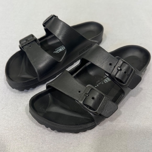 Birkenstock Shoes - Birkenstock Arizona Essentials EVA Sandals Womens 36 Black Waterproof Slides
